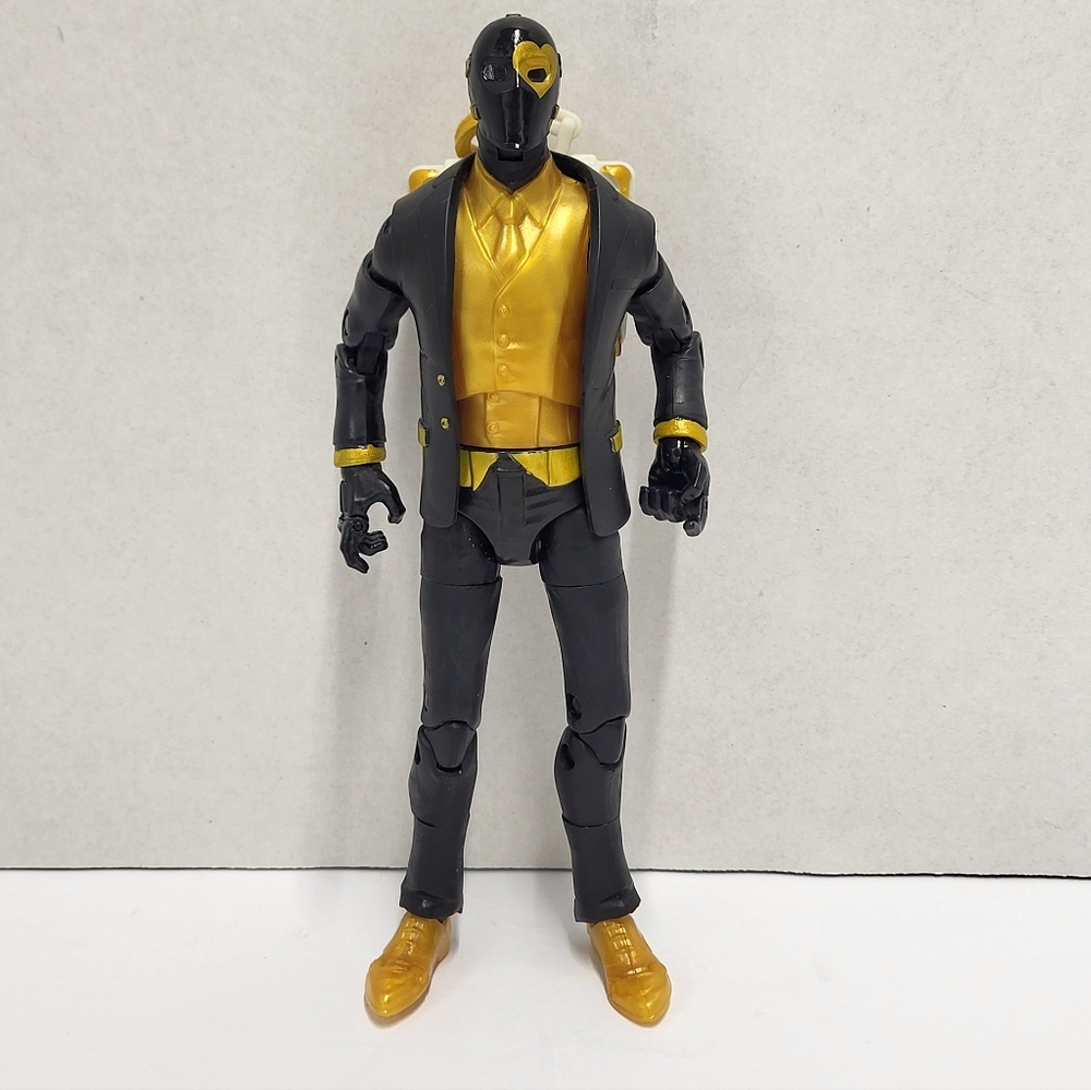 Fortnite Double Agent Figure Black Gold Wildcard Shadow Epic Games Jazwares 6"